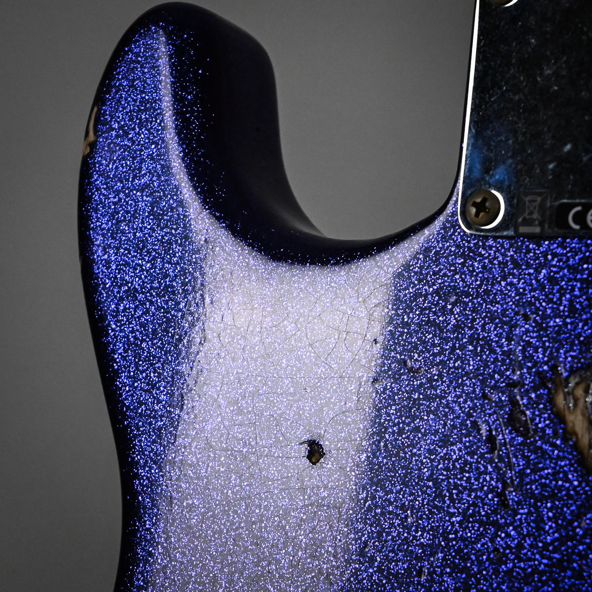 Fender Custom Shop '62 Stratocaster HSS w/ Painted Headcap, Relic- Purple Sparkle 2026 (R152028)