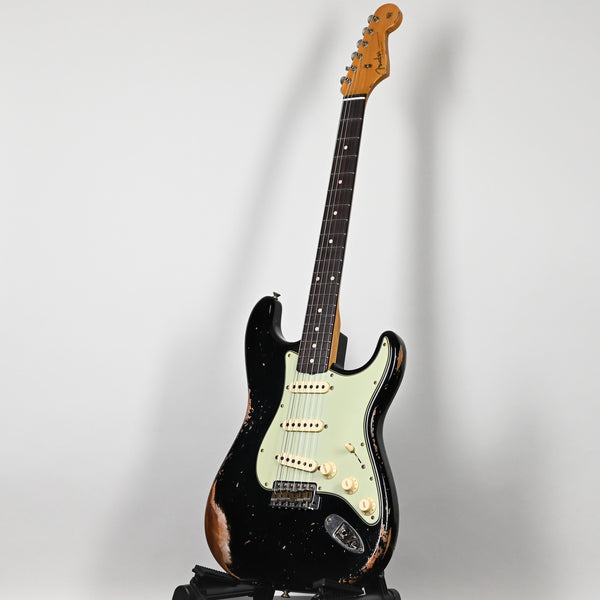 Fender Custom Shop 1962 Stratocaster w/ Handwound 60/63 Pickups, Heavy Relic- Black 2025 (CZ585180)