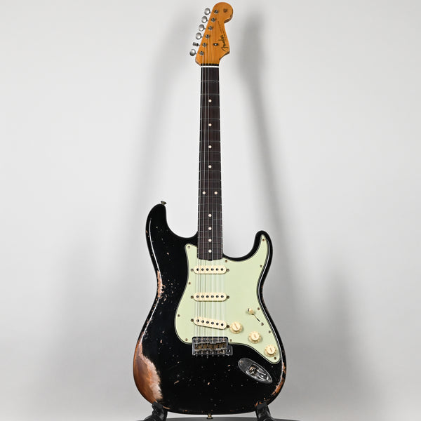 Fender Custom Shop 1962 Stratocaster w/ Handwound 60/63 Pickups, Heavy Relic- Black 2025 (CZ585180)