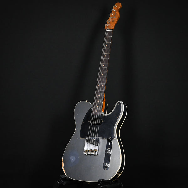 Fender Custom Shop Limited Edition HS Telecaster Custom Relic- Aged Charcoal Frost Metallic 2024 (CZ580047)