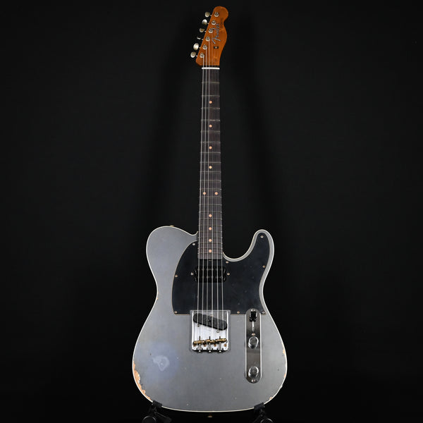 Fender Custom Shop Limited Edition HS Telecaster Custom Relic- Aged Charcoal Frost Metallic 2024 (CZ580047)