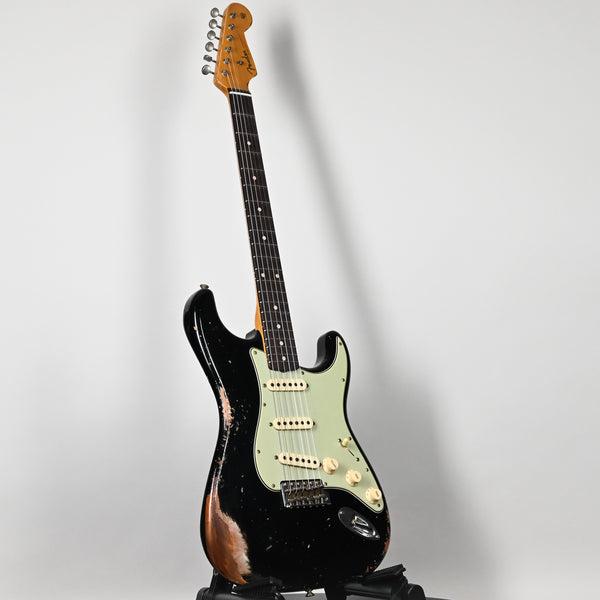 Fender Custom Shop 1962 Stratocaster w/ Handwound 60/63 Pickups, Heavy Relic- Black 2025 (CZ585180)