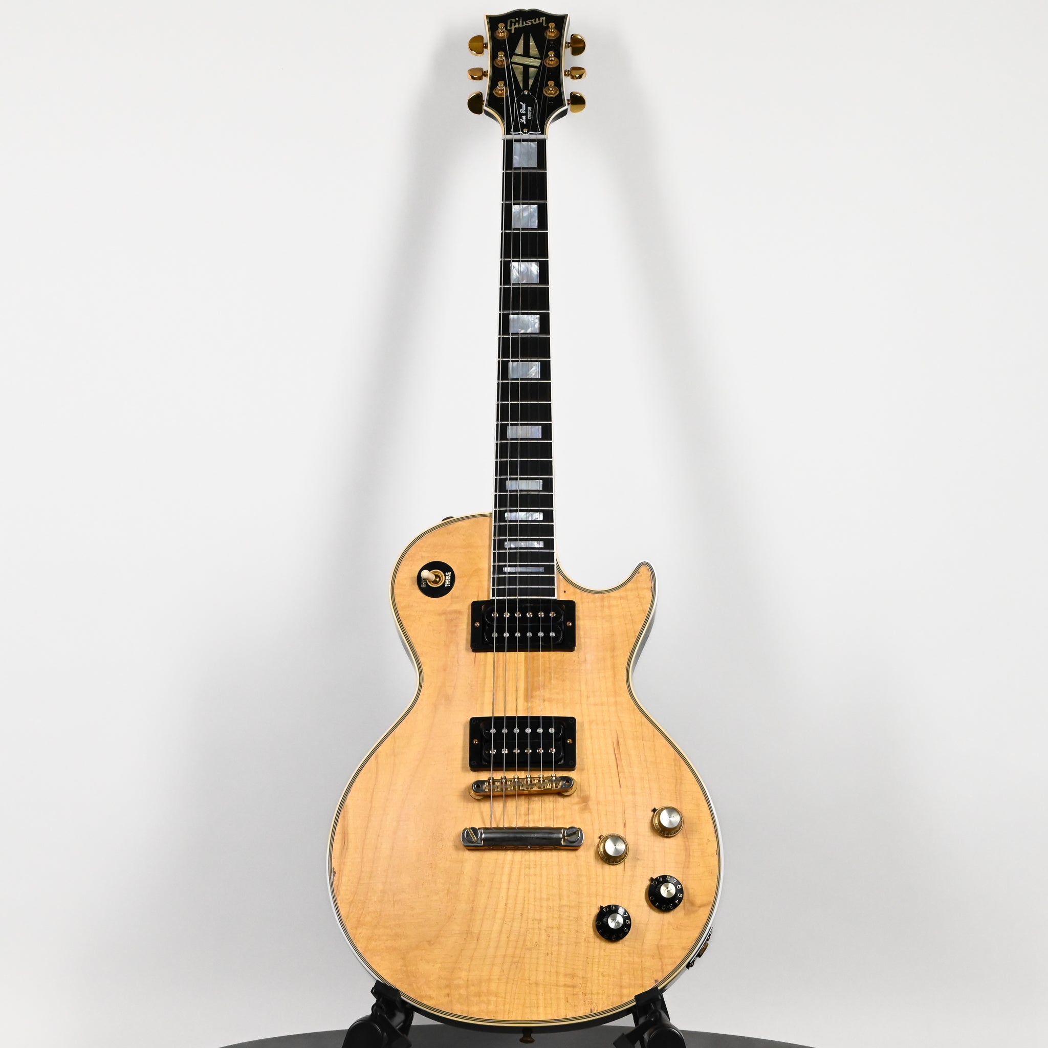 Gibson Custom Mick Ronson 1968 Les Paul Custom Collector's Edition Murphy Lab Light Aged - Antique Natural / Ebony 2026 (MR081)