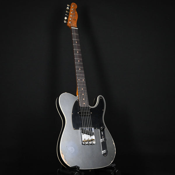 Fender Custom Shop Limited Edition HS Telecaster Custom Relic- Aged Charcoal Frost Metallic 2024 (CZ580047)