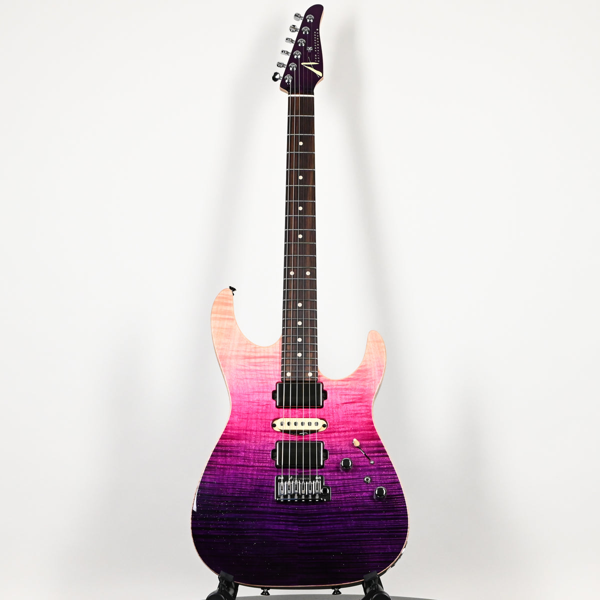Tom Anderson Custom Angel Electric Guitar- Sheer Purple Wipeout w/ Binding 2026 (08-27-26P)