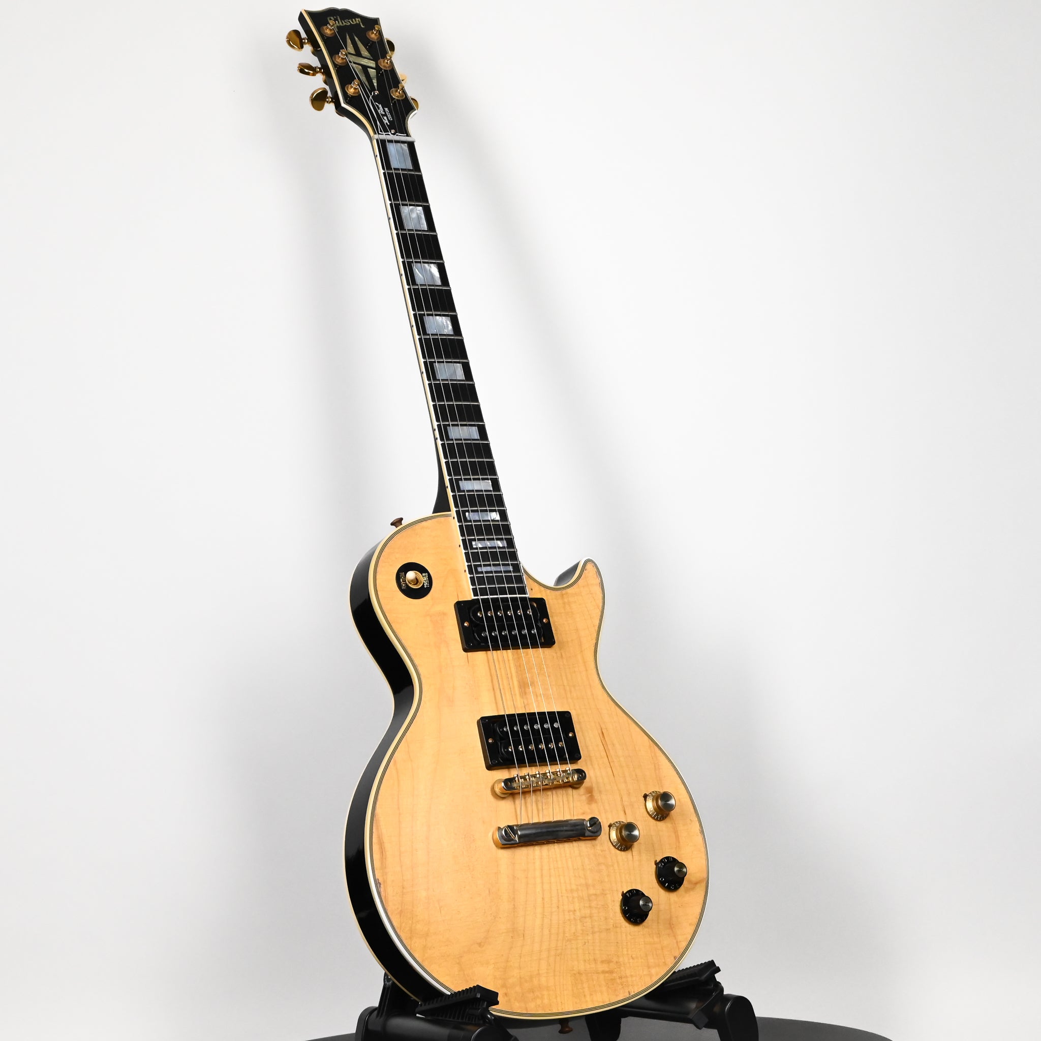 Gibson Custom Mick Ronson 1968 Les Paul Custom Collector's Edition Murphy Lab Light Aged - Antique Natural / Ebony 2026 (MR081)