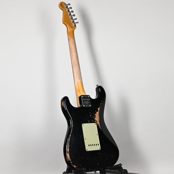 Fender Custom Shop 1962 Stratocaster w/ Handwound 60/63 Pickups, Heavy Relic- Black 2025 (CZ585180)