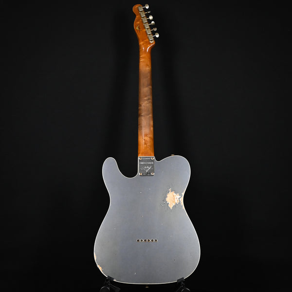 Fender Custom Shop Limited Edition HS Telecaster Custom Relic- Aged Charcoal Frost Metallic 2024 (CZ580047)