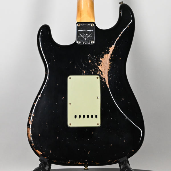 Fender Custom Shop 1962 Stratocaster w/ Handwound 60/63 Pickups, Heavy Relic- Black 2025 (CZ585180)