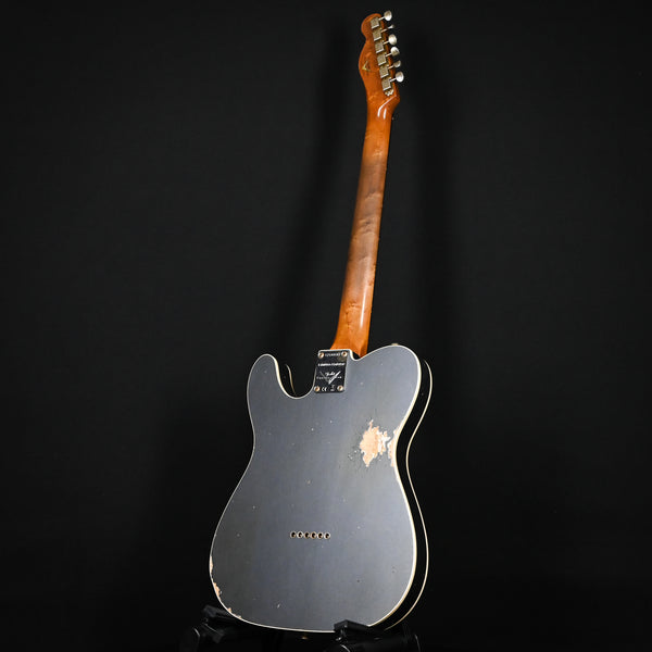 Fender Custom Shop Limited Edition HS Telecaster Custom Relic- Aged Charcoal Frost Metallic 2024 (CZ580047)