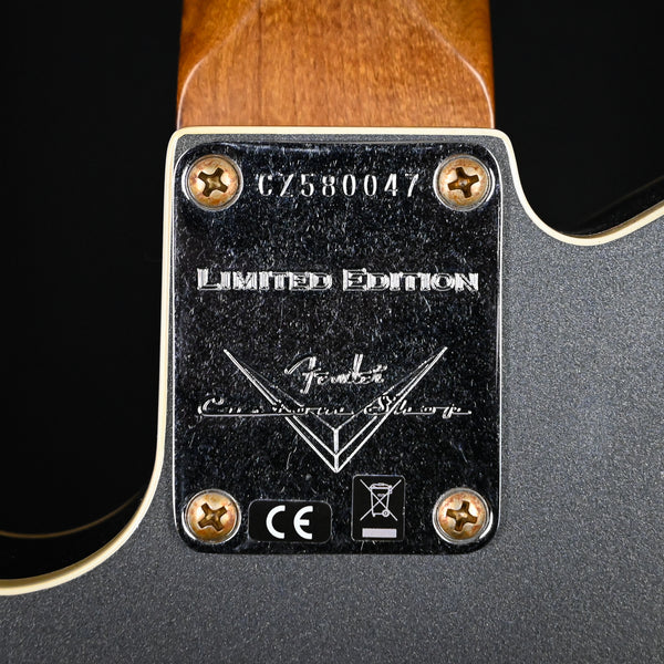 Fender Custom Shop Limited Edition HS Telecaster Custom Relic- Aged Charcoal Frost Metallic 2024 (CZ580047)