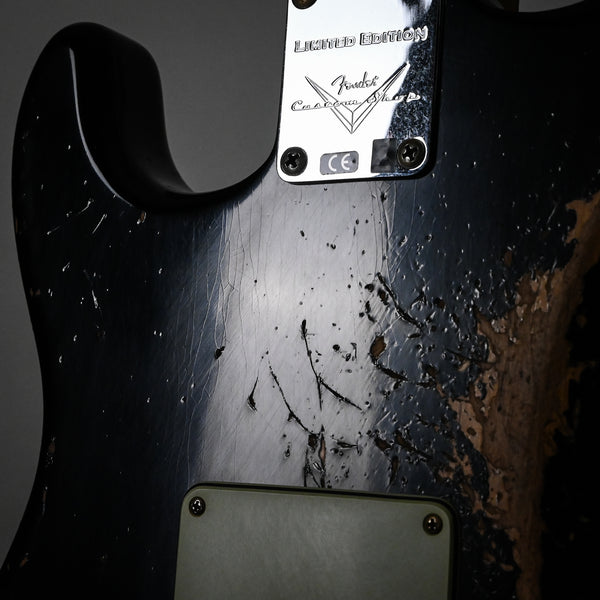 Fender Custom Shop 1962 Stratocaster w/ Handwound 60/63 Pickups, Heavy Relic- Black 2025 (CZ585180)