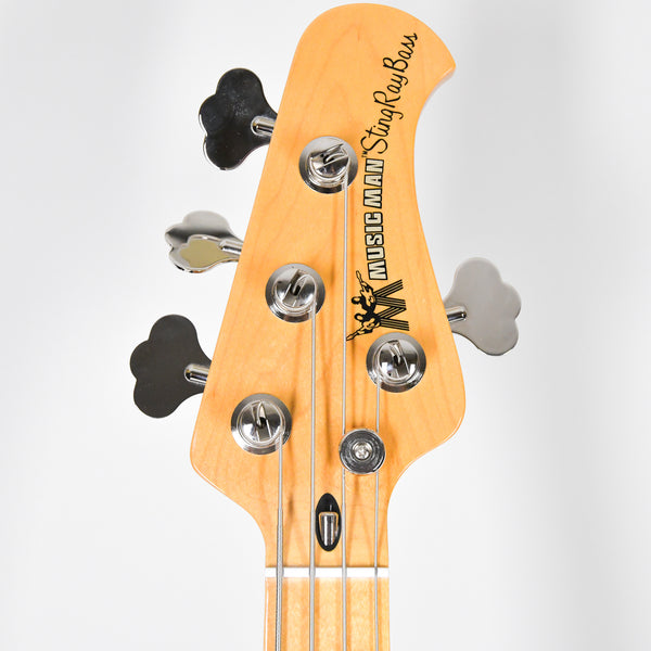 Ernie Ball Music Man Retro '70s StingRay Bass Maple Fretboard Black High Gloss 2024 (CB00529)