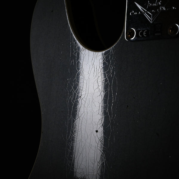 Fender Custom Shop Limited Edition HS Telecaster Custom Relic- Aged Charcoal Frost Metallic 2024 (CZ580047)