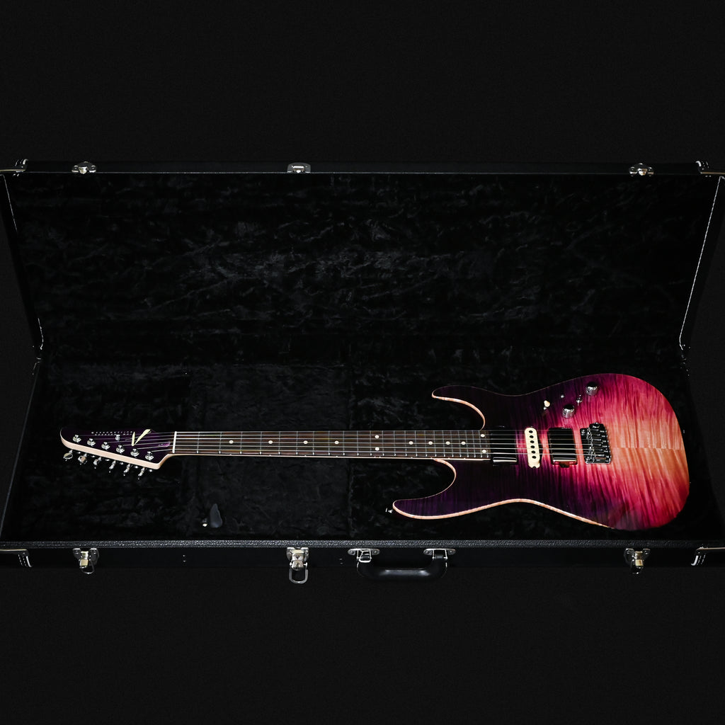 Tom Anderson Custom Angel Electric Guitar- Purple Wakesurf w/ Binding 2026 (08-16-26A)