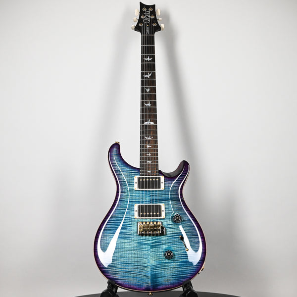 PRS Custom 24 Wood Library w/ 10-Top, Brazilian Rosewood, & 58/15 LT Pickups- Aquableux Purple Burst 2025 (0420377)