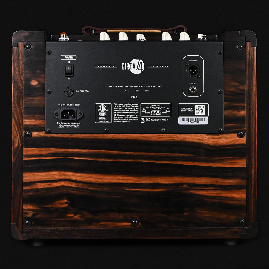 Taylor Circa 74 Amp - Macassar Ebony (C7402897)