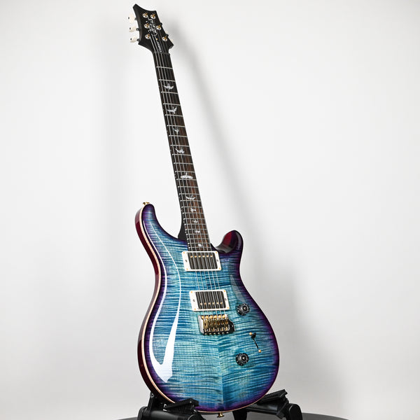 PRS Custom 24 Wood Library w/ 10-Top, Brazilian Rosewood, & 58/15 LT Pickups- Aquableux Purple Burst 2025 (0420377)