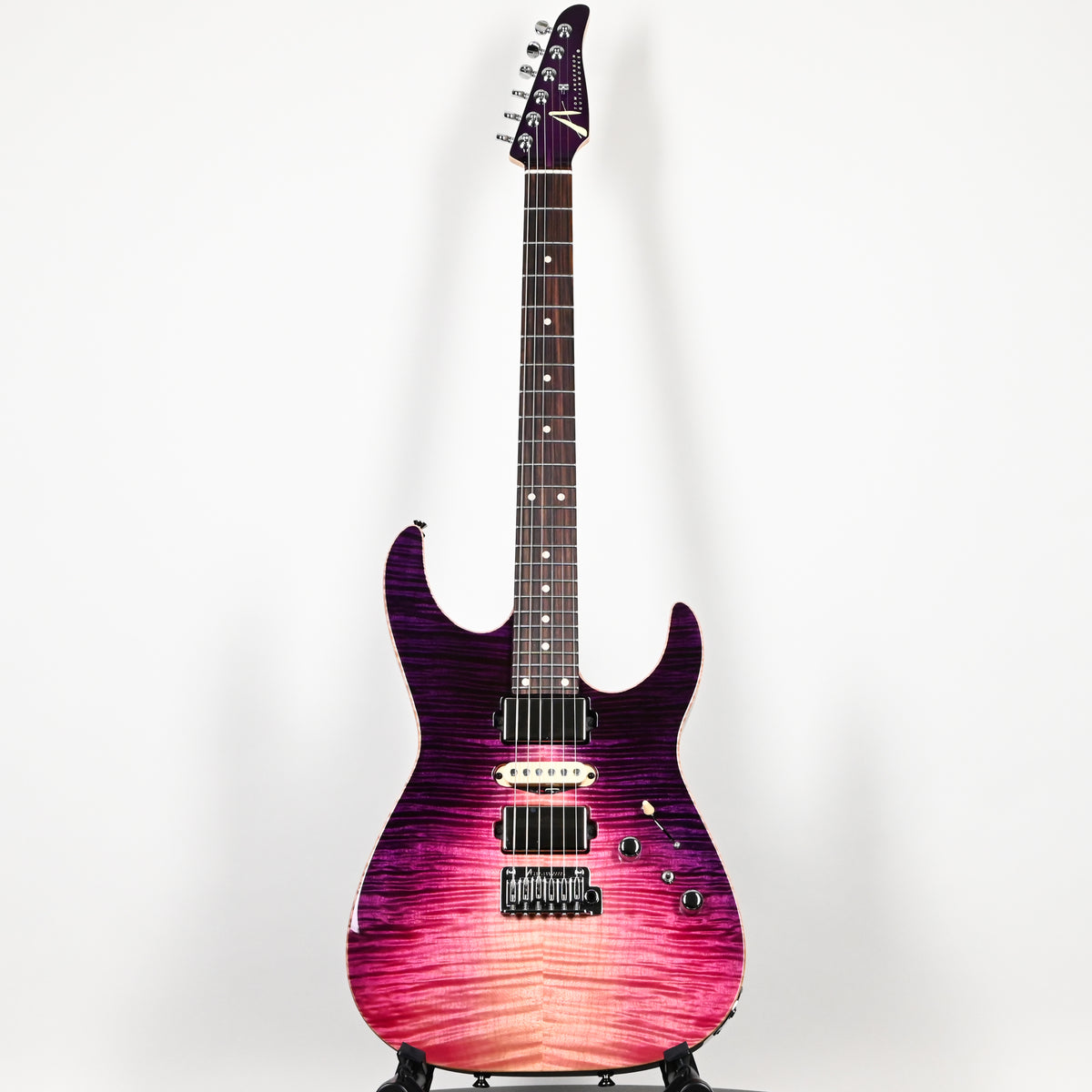 Tom Anderson Custom Angel Electric Guitar- Purple Wakesurf w/ Binding 2026 (08-16-26A)