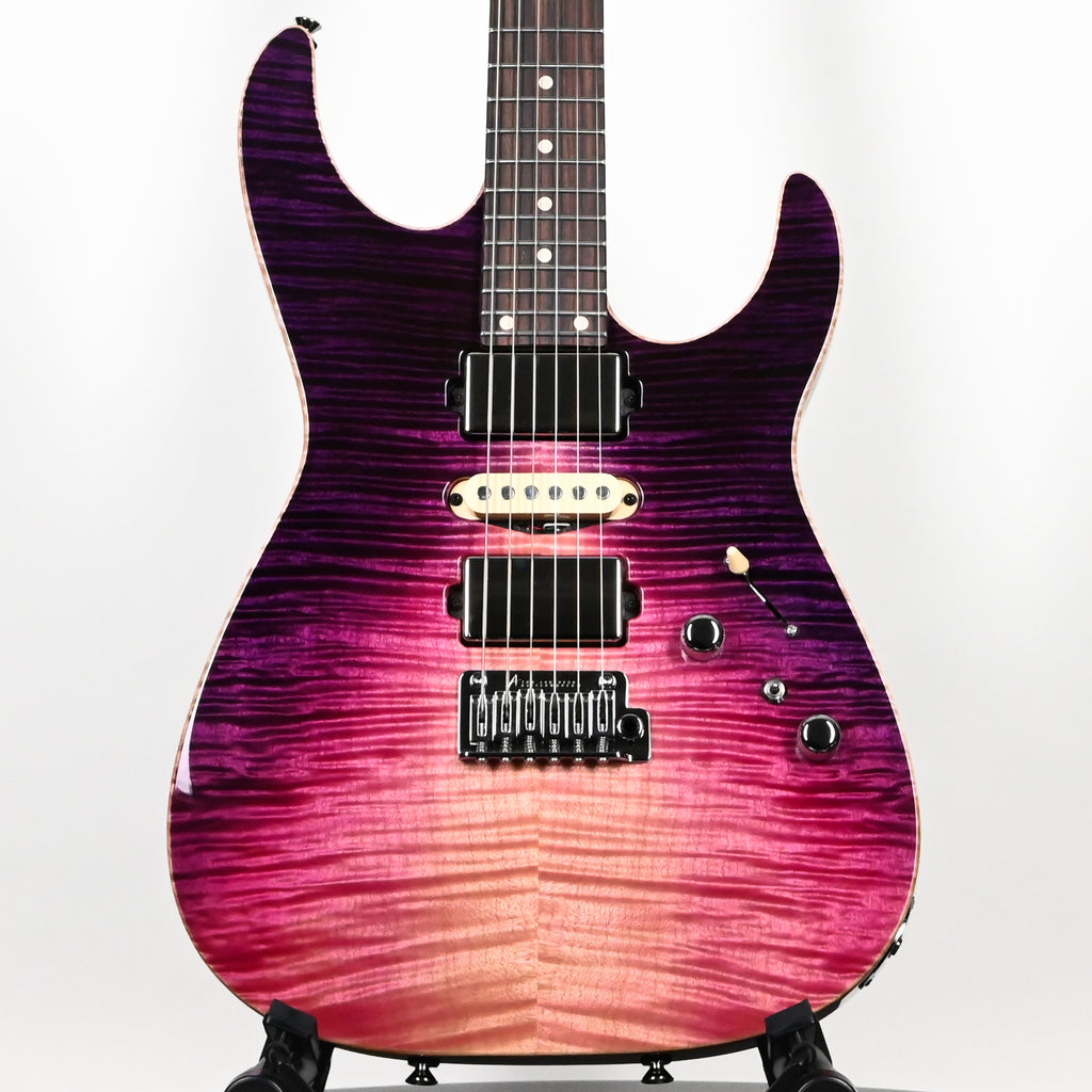 Tom Anderson Custom Angel Electric Guitar- Purple Wakesurf w/ Binding 2026 (08-16-26A)