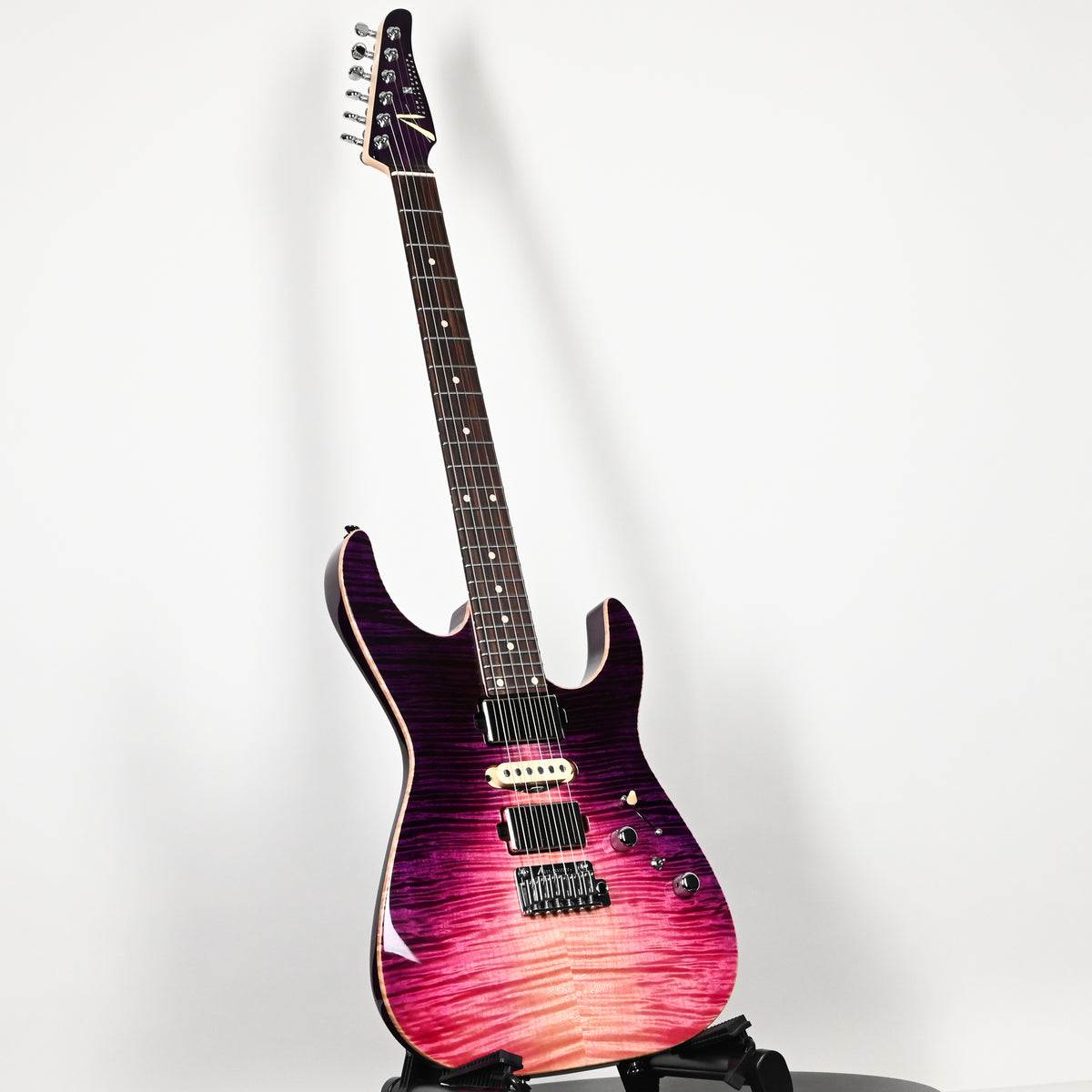 Tom Anderson Custom Angel Electric Guitar- Purple Wakesurf w/ Binding 2026 (08-16-26A)