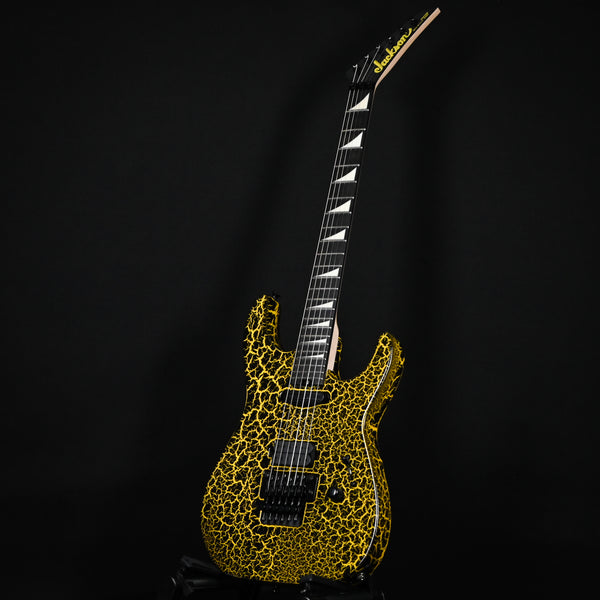 Jackson Custom Shop USA Dinky HS FR- Black Yellow Crackle 2024 (XN010360)