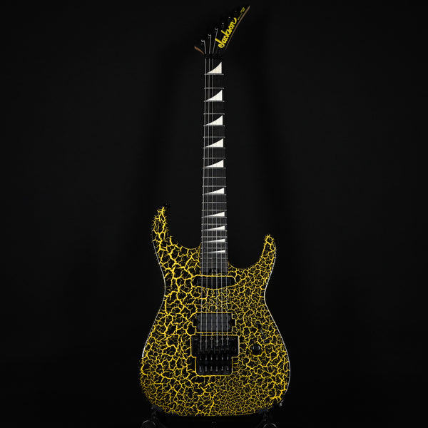 Jackson Custom Shop USA Dinky HS FR- Black Yellow Crackle 2024 (XN010360)