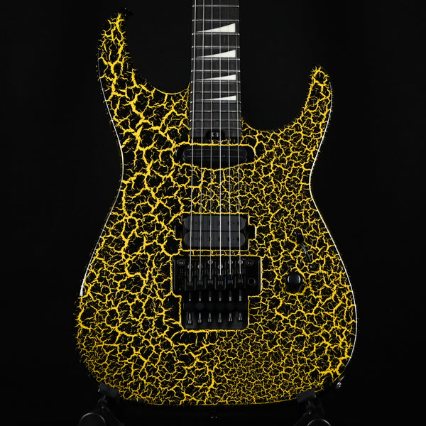 Jackson Custom Shop USA Dinky HS FR- Black Yellow Crackle 2024 (XN010360)