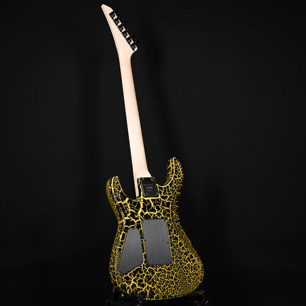 Jackson Custom Shop USA Dinky HS FR- Black Yellow Crackle 2024 (XN010360)