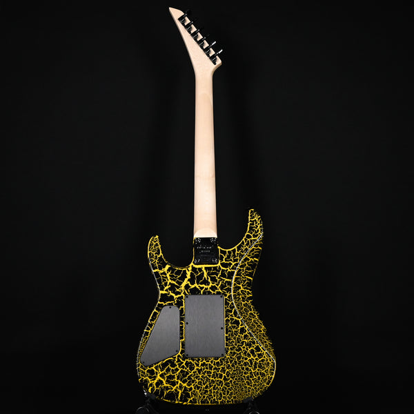 Jackson Custom Shop USA Dinky HS FR- Black Yellow Crackle 2024 (XN010360)