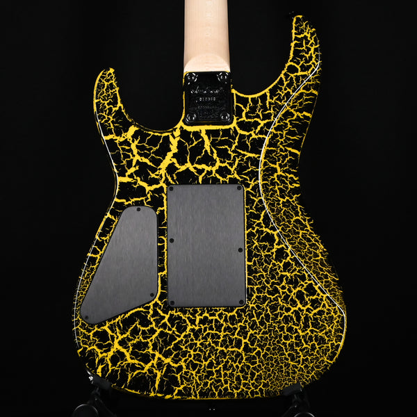 Jackson Custom Shop USA Dinky HS FR- Black Yellow Crackle 2024 (XN010360)