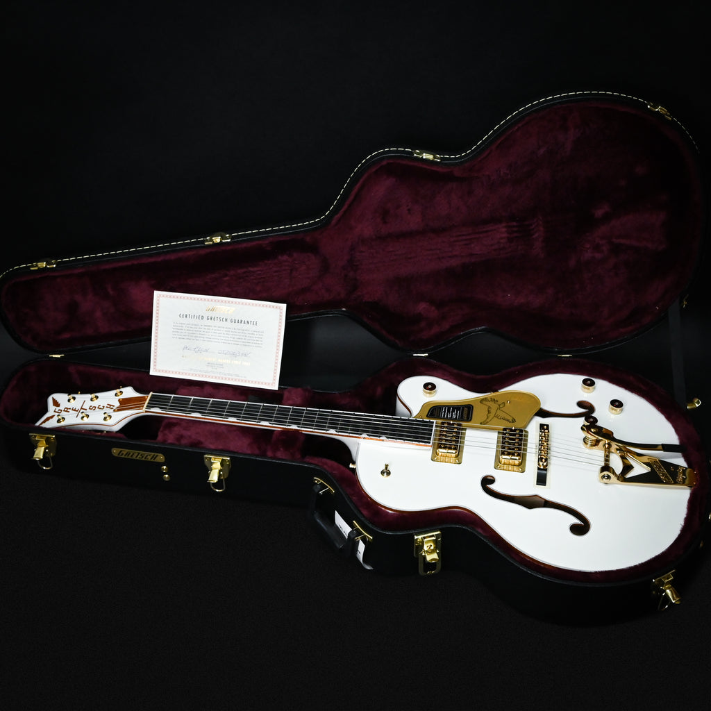 Gretsch Professional Falcon Hollow Body w/ String-Thru Bigsby- White 2025 (JT25103481)