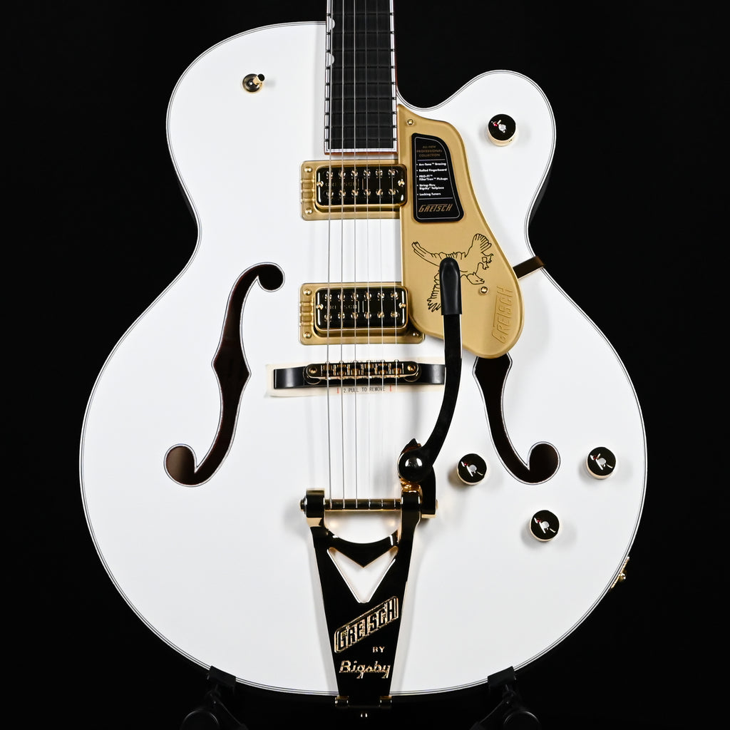 Gretsch Professional Falcon Hollow Body w/ String-Thru Bigsby- White 2025 (JT25103481)
