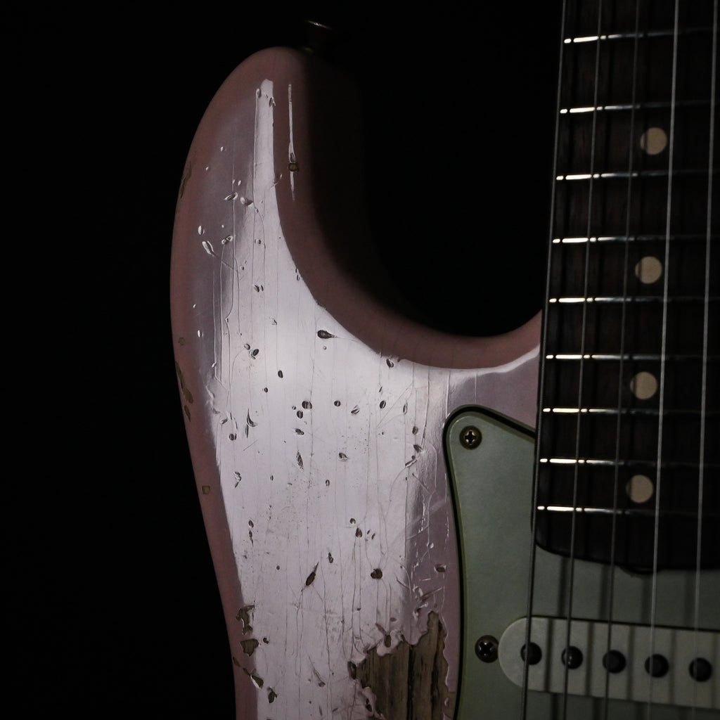 Fender Custom Shop '62 Stratocaster HSS w/ Painted Headcap, Heavy Relic- Shell Pink 2026 (R150398)