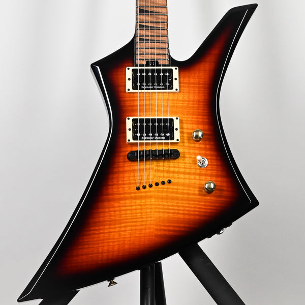 Jackson USA Custom Shop Limited Edition KE 2H Roasted Tom Kelly Flame Maple Top- 3 Tone Sunburst 2025 (J11092)