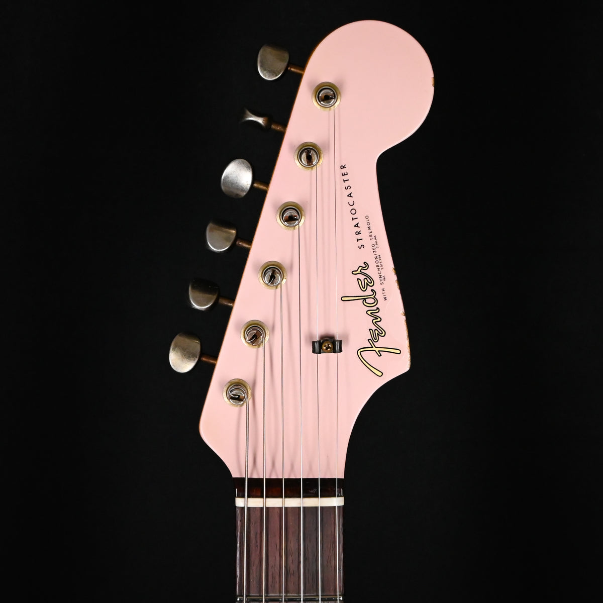 Fender Custom Shop '62 Stratocaster HSS w/ Painted Headcap, Heavy Relic- Shell Pink 2026 (R150398)