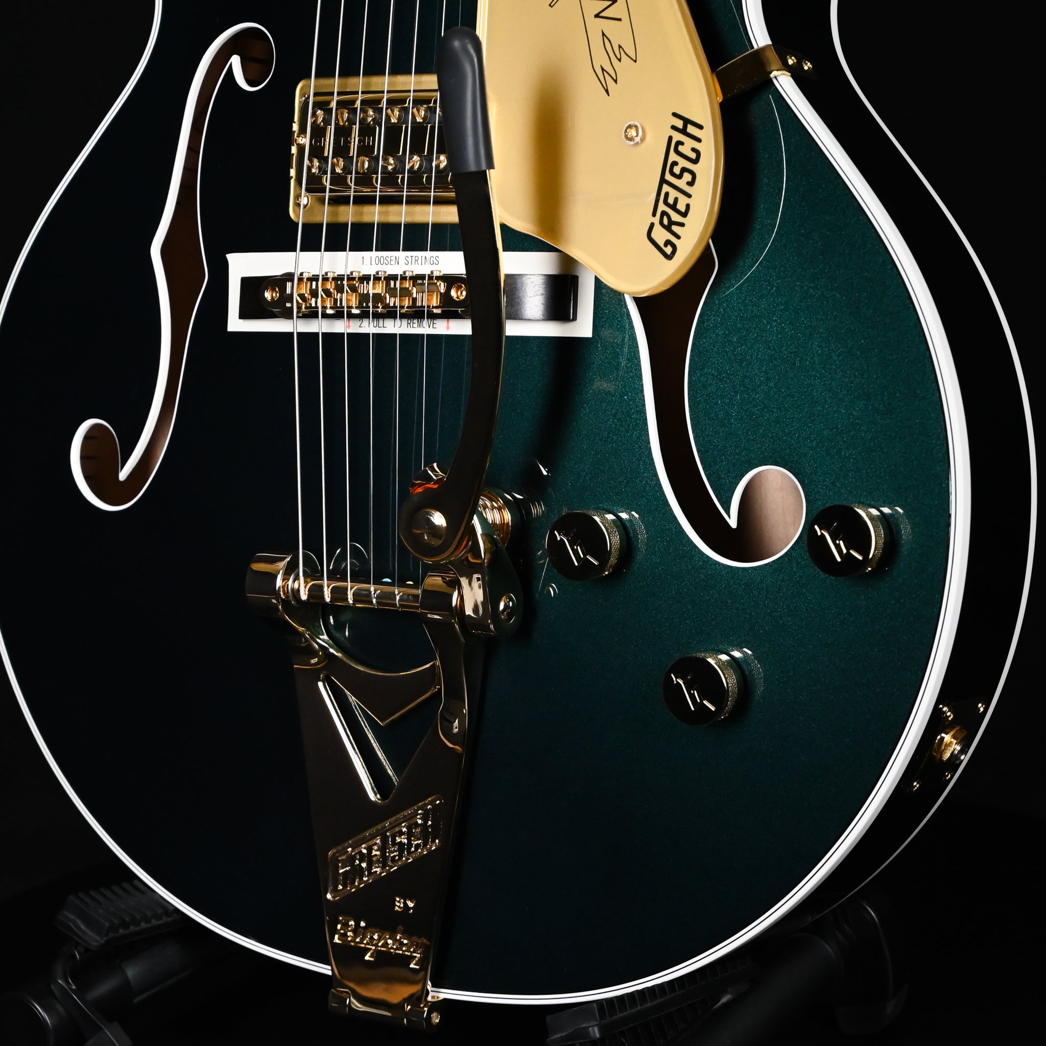 Gretsch Professional Nashville HolloBody w/ String-Thru Bigsby- Cadillac Green w/ Gold Hardware 2025 (JT25113894)