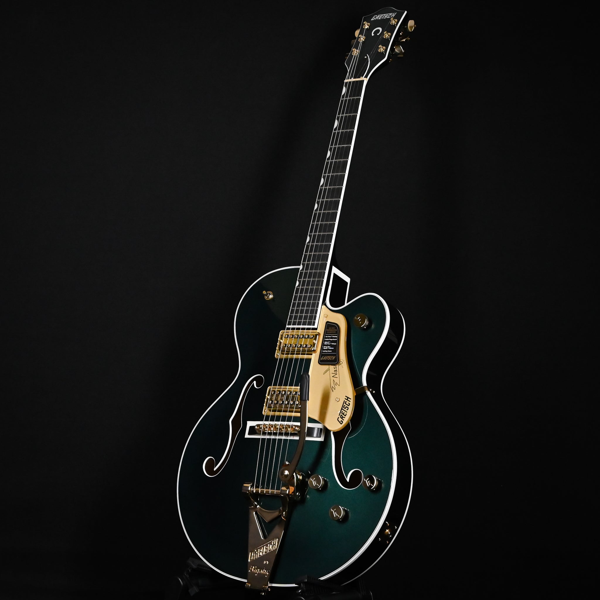 Gretsch Professional Nashville HolloBody w/ String-Thru Bigsby- Cadillac Green w/ Gold Hardware 2025 (JT25113894)