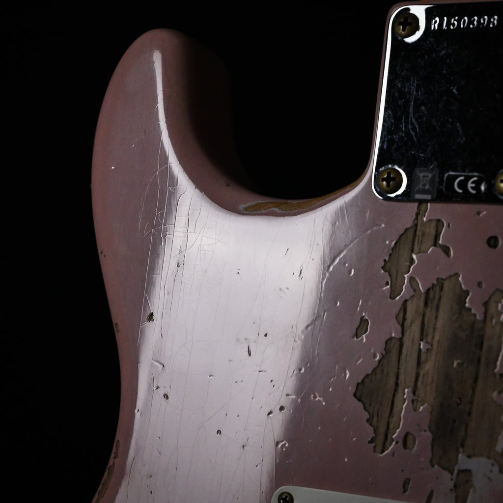 Fender Custom Shop '62 Stratocaster HSS w/ Painted Headcap, Heavy Relic- Shell Pink 2026 (R150398)
