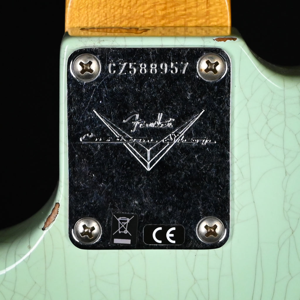 Fender Custom Shop '63 Jazzmaster Relic- Faded Aged Surf Green 2025 (CZ588957)