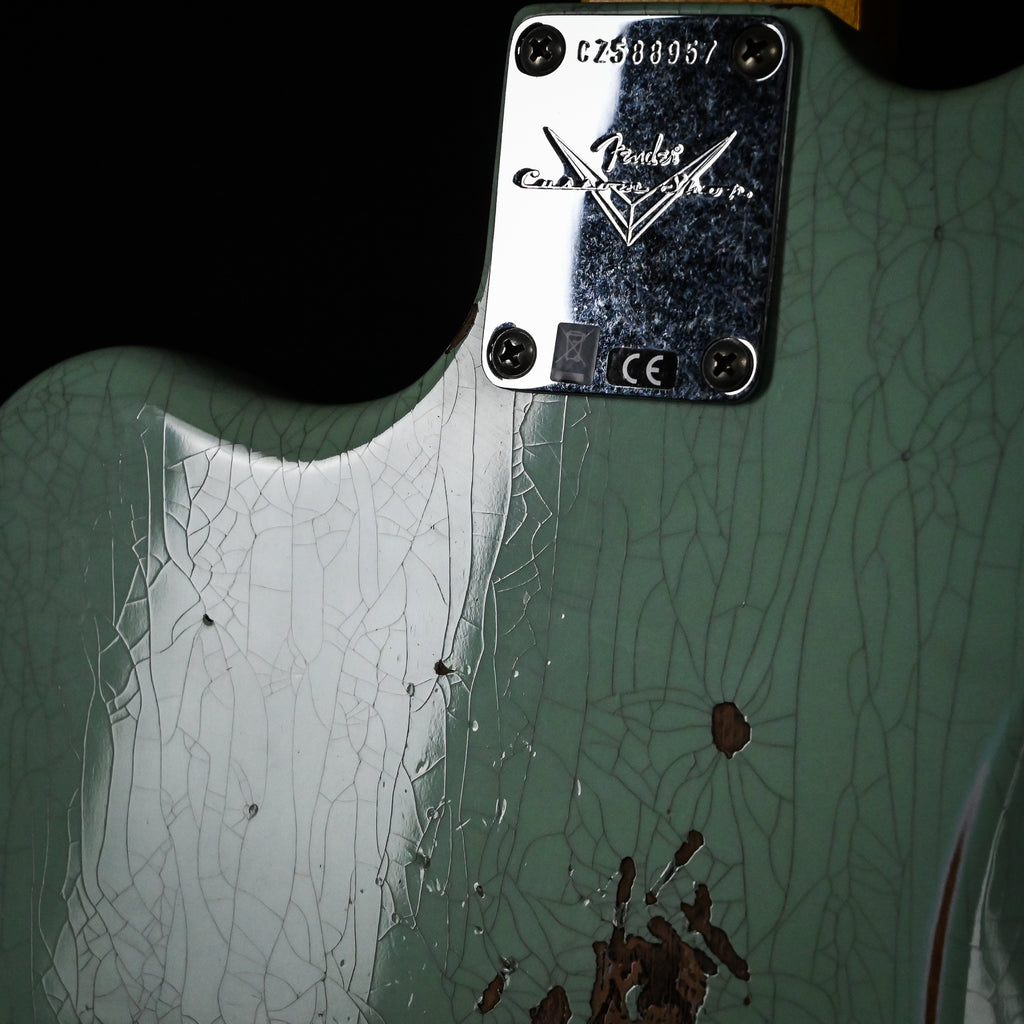 Fender Custom Shop '63 Jazzmaster Relic- Faded Aged Surf Green 2025 (CZ588957)