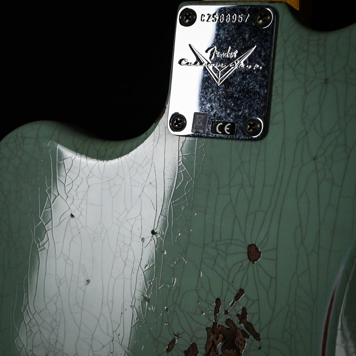 Fender Custom Shop '63 Jazzmaster Relic- Faded Aged Surf Green 2025 (CZ588957)