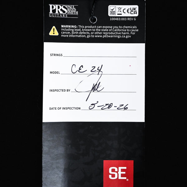 PRS SE CE 24 Electric Guitar- Slate Blue 2026 (CTII003119)