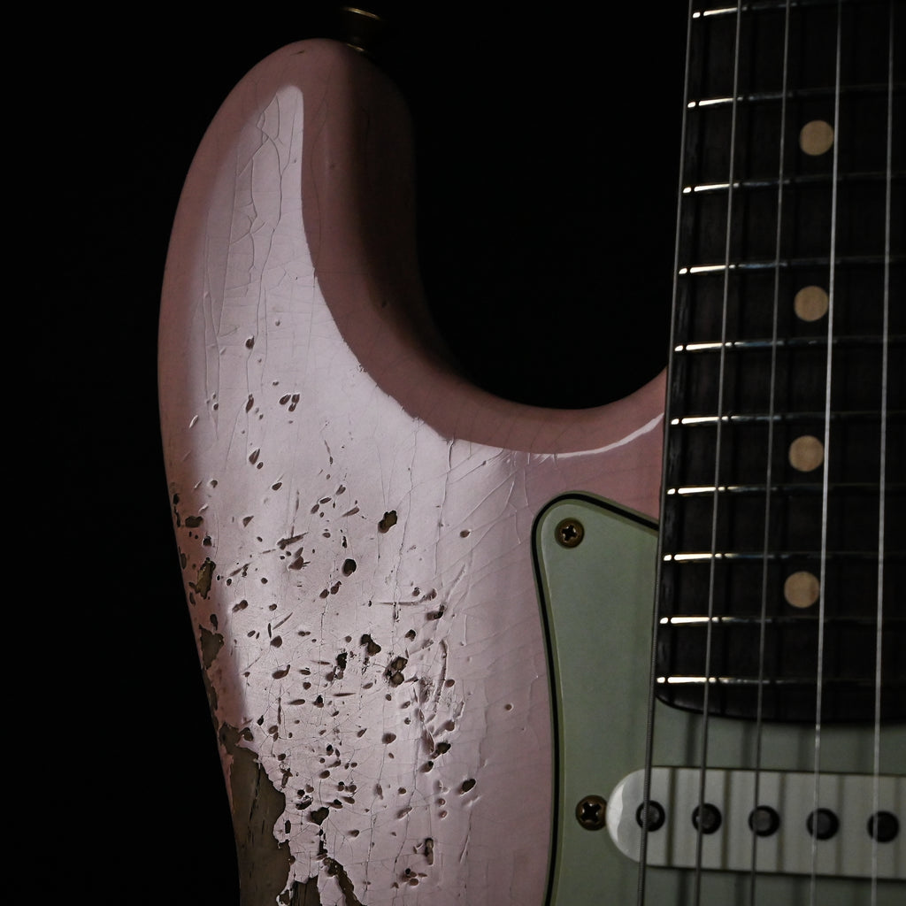 Fender Custom Shop '62 Stratocaster HSS w/ Ash Body, Heavy Relic- Shell Pink 2026 (R150393)