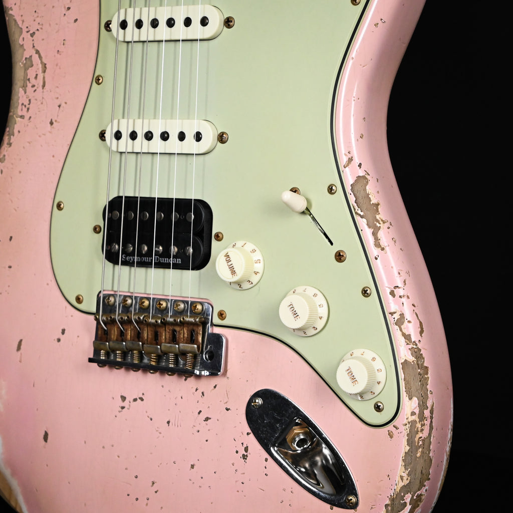 Fender Custom Shop '62 Stratocaster HSS w/ Ash Body, Heavy Relic- Shell Pink 2026 (R150393)