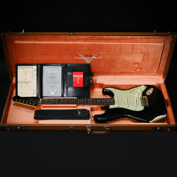 Fender Custom Shop Limited Edition 1960 Stratocaster Relic- Black 2025 (CZ584832)