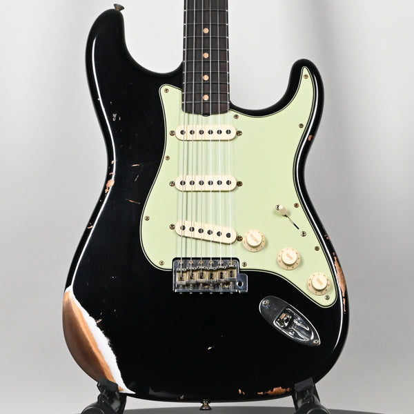 Fender Custom Shop Limited Edition 1960 Stratocaster Relic- Black 2025 (CZ584832)