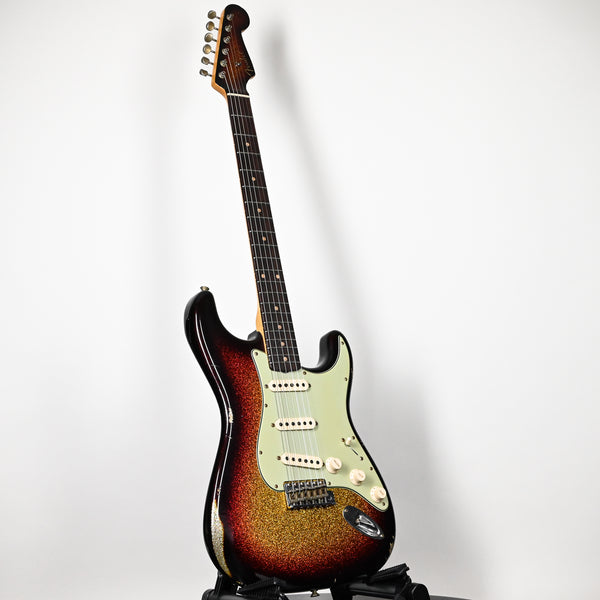 Fender Custom Shop Limited Edition 1960 Stratocaster Relic- 3 Tone Sunburst Sparkle 2025 (CZ589562)