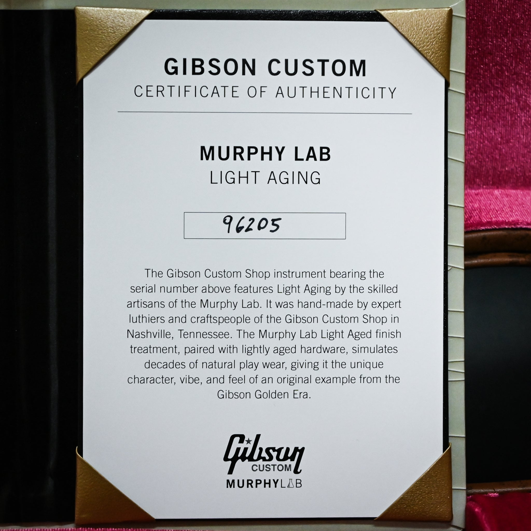 Gibson Custom Dealer Select 1959 Les Paul Standard Reissue Murphy Lab Light Aged- "Beauty of the Burst" Page 78 (96205)