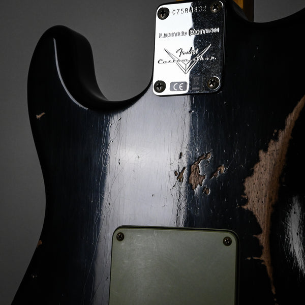 Fender Custom Shop Limited Edition 1960 Stratocaster Relic- Black 2025 (CZ584832)